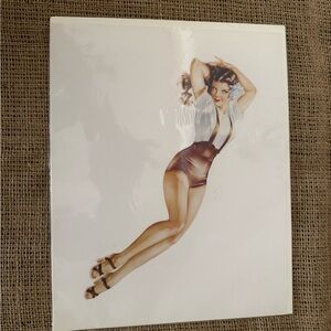 Vintage Style Pin-Up Art Print